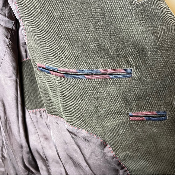 Daniel Cremieux Brown Corduroy Sport coat blazer Large - Picture 9 of 11